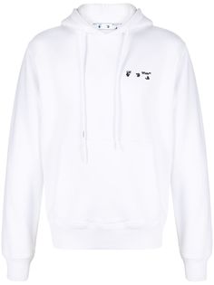 Off-White logo-print hoodie