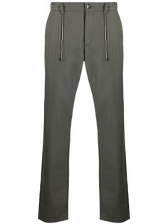 Canali knot-detail tailored trousers