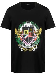 Balmain футболка с графичным принтом