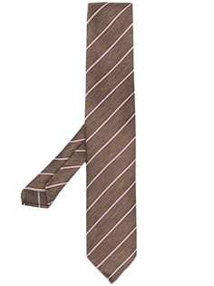 Lardini diagonal stripes print tie