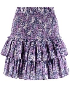 Isabel Marant Étoile юбка мини Naomi с цветочным принтом