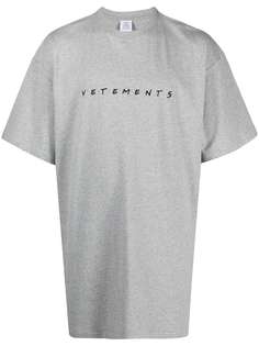 Vetements футболка с логотипом