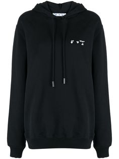 Off-White OW LOGO REG HOODIE BLACK NO COLOR