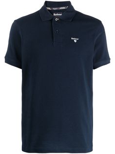 Barbour logo embroidered polo shirt