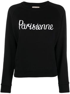 Maison Kitsuné толстовка с принтом Parisienne