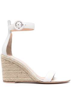 Gianvito Rossi эспадрильи на танкетке с открытым носком