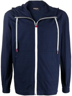 Kiton двухцветная куртка на молнии