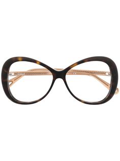 Chloé Eyewear очки в массивной оправе