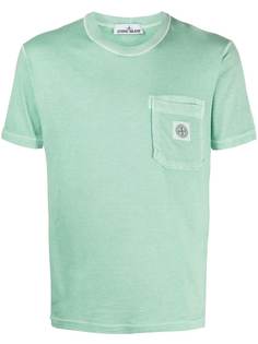 Stone Island футболка с нагрудным карманом