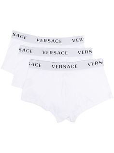 Versace комплект их трех боксеров с логотипом