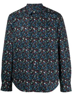 Paul Smith рубашка с цветочным принтом