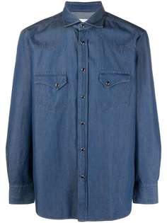Tagliatore джинсовая рубашка с нагрудными карманами