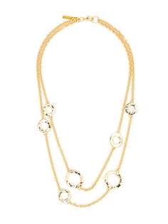 Alberta Ferretti колье с кольцами