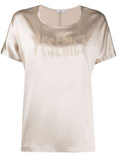 Peserico блузка с короткими рукавами