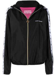 Chiara Ferragni logo-tape zipped jacket