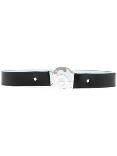 MM6 Maison Margiela logo-plaque belt