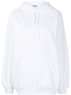 Balenciaga logo-print cotton hoodie