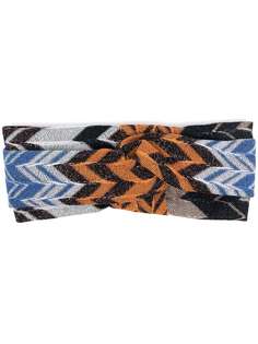 Missoni zig-zag knit headband