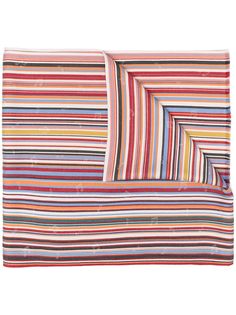Paul Smith полосатый шарф с узором Music Note