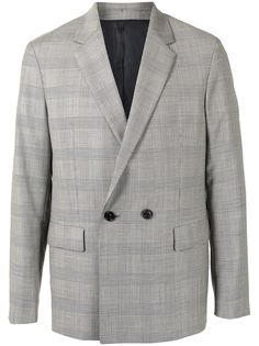 SOLID HOMME двубортный пиджак в клетку