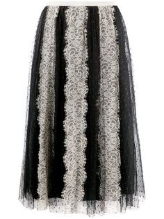 RED Valentino юбка в ломаную клетку