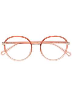 Chloé Eyewear очки в круглой оправе