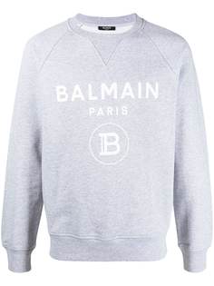 Balmain толстовка с длинными рукавами и логотипом
