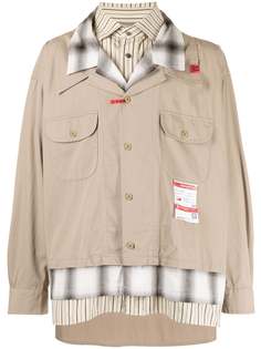 Maison Mihara Yasuhiro многослойная куртка-рубашка
