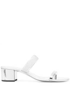 Giuseppe Zanotti босоножки с эффектом металлик