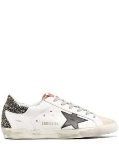 Golden Goose кеды Superstar с блестками