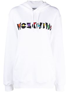 Moschino худи с вышитым логотипом