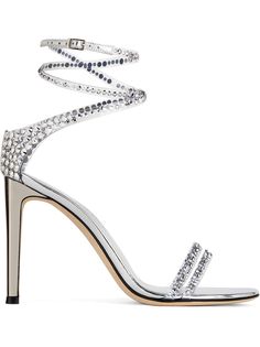 Giuseppe Zanotti босоножки с кристаллами
