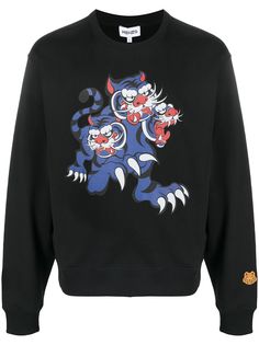 Kenzo толстовка Three Tigers из коллаборации с Kansai Yamamoto