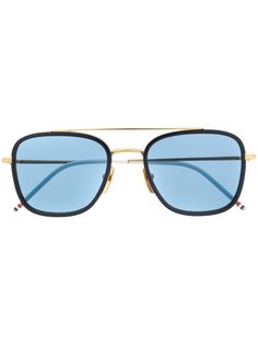 Thom Browne Eyewear солнцезащитные очки-авиаторы