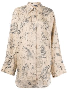 Acne Studios жаккардовая рубашка