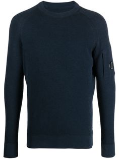 C.P. Company джемпер в рубчик с линзой