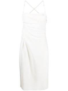 Jacquemus платье миди со сборками