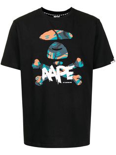 AAPE BY *A BATHING APE® футболка с принтом