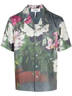 Soulland рубашка Orson с короткими рукавами и цветочным принтом