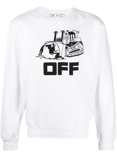 Off-White толстовка с логотипом Arrows