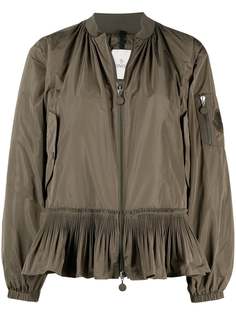 Moncler peplum-hem down bomber jacket