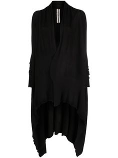 Rick Owens кардиган-пальто с асимметричным подолом