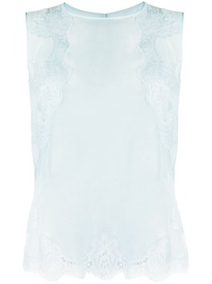 Dolce & Gabbana топ с кружевом