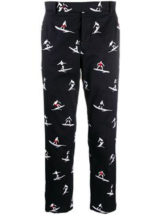 Thom Browne твиловые брюки чинос