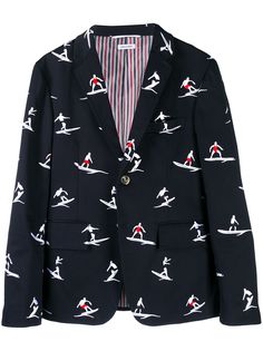 Thom Browne пиджак с принтом