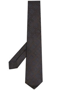 Kiton галстук с геометричным принтом