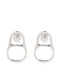 MM6 Maison Margiela фигурные серьги