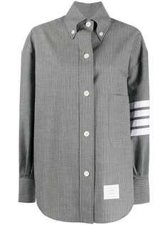 Thom Browne рубашка с жатым эффектом