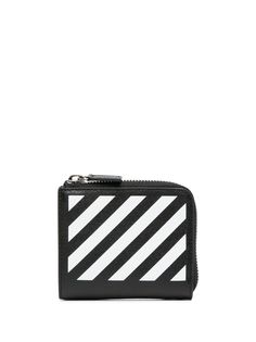 Off-White кошелек с диагональными полосками