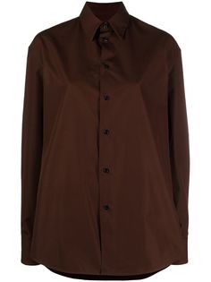 Jil Sander рубашка с длинными рукавами